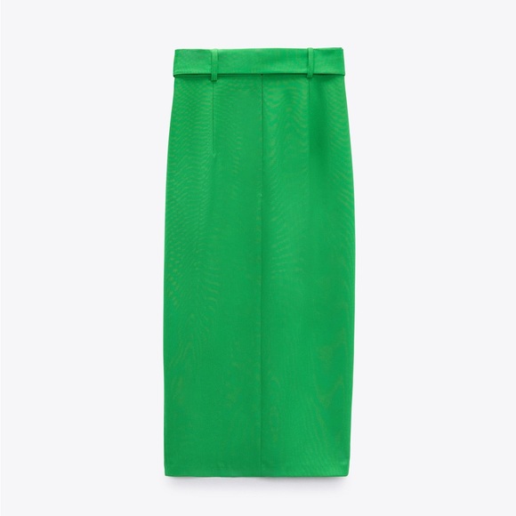 NWT ZARA BELTED PENCIL SKIRT SIZE XS - Picture 7 of 10